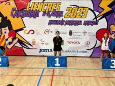 Medalla en el campeonato de España Escolar de Tenis