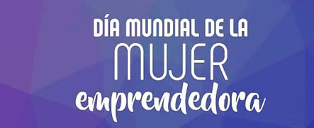 Logo Dia mundial mujer emprendedora