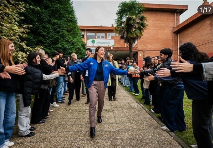 Imágenes de la visita de Cristina Kock a La Magdalena